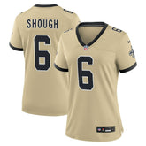 Tyler Shough New Orleans Saints Women's Alternate Game Player Jersey Gold | Nike for Sale