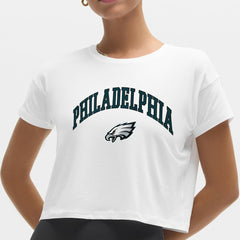 Philadelphia Eagles lululemon Women's Cates T-Shirt White | NFL
