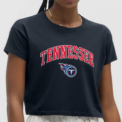 Tennessee Titans lululemon Women's Cates T-Shirt Navy | NFL