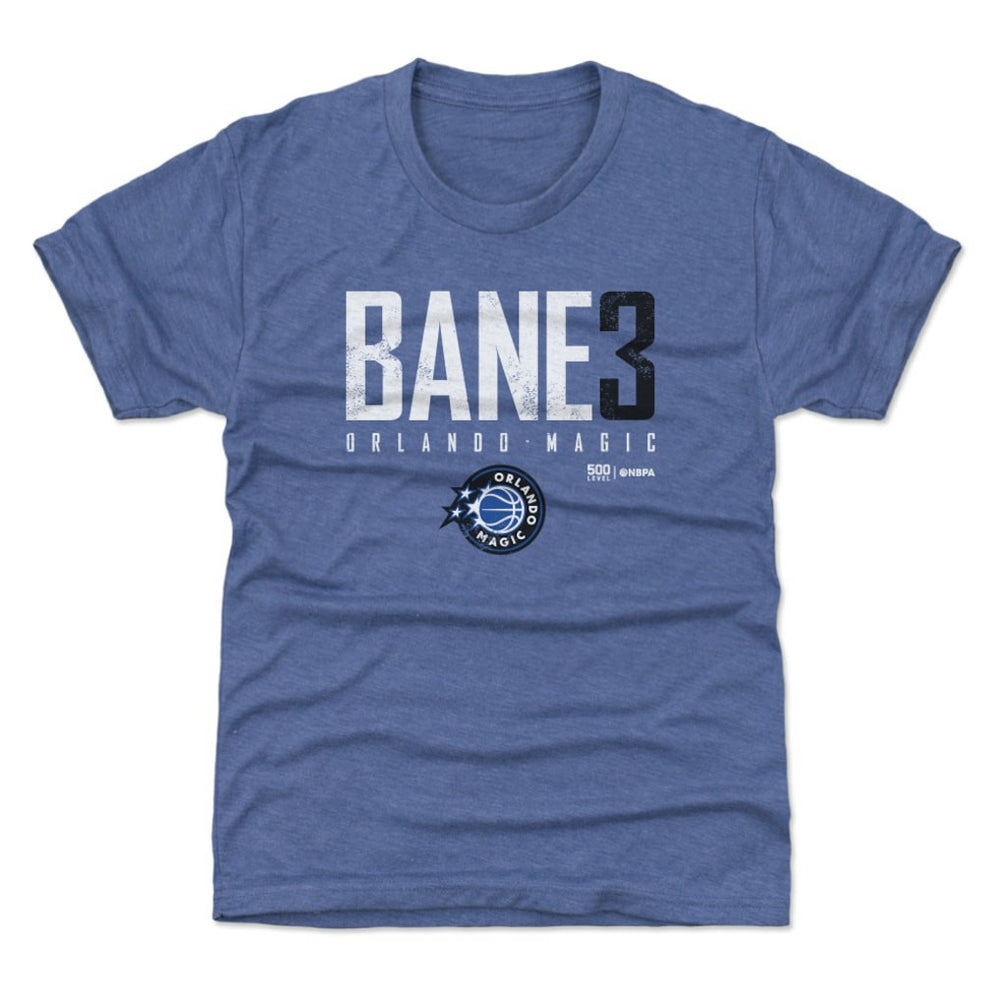Desmond Bane Orlando Magic 500 Level Youth Elite Name & Number T-Shirt Heather Royal - NBA