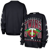 Minnesota Twins '47 Women's Trendy Team Go Big Oversized Sweatshirt - MLB