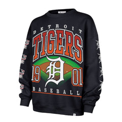 Detroit Tigers '47 Women's Trendy Team Go Big Oversized Sweatshirt - MLB