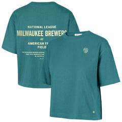 Milwaukee Brewers '47 Women's Contemporary Basics Leon City T-Shirt - MLB