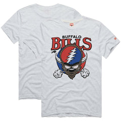 Buffalo Bills Homage NFL x Grateful Dead Tri-Blend T-Shirt Ash | NFL