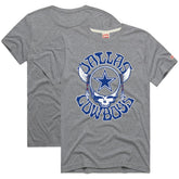 Dallas Cowboys Homage NFL x Grateful Dead Tri-Blend T-Shirt Gray | NFL