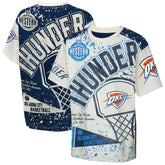 Oklahoma City Thunder Outerstuff Youth Top Player All-Over-Print T-Shirt Cream - NBA