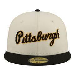 Pittsburgh Pirates New Era Two-Tone Stitch 59FIFTY Fitted Hat - MLB
