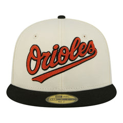Baltimore Orioles New Era Two-Tone Stitch 59FIFTY Fitted Hat - MLB