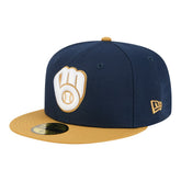 Milwaukee Brewers New Era Two-Tone Color Pack 59FIFTY Fitted Hat - MLB