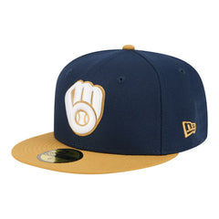 Milwaukee Brewers New Era Two-Tone Color Pack 59FIFTY Fitted Hat - MLB