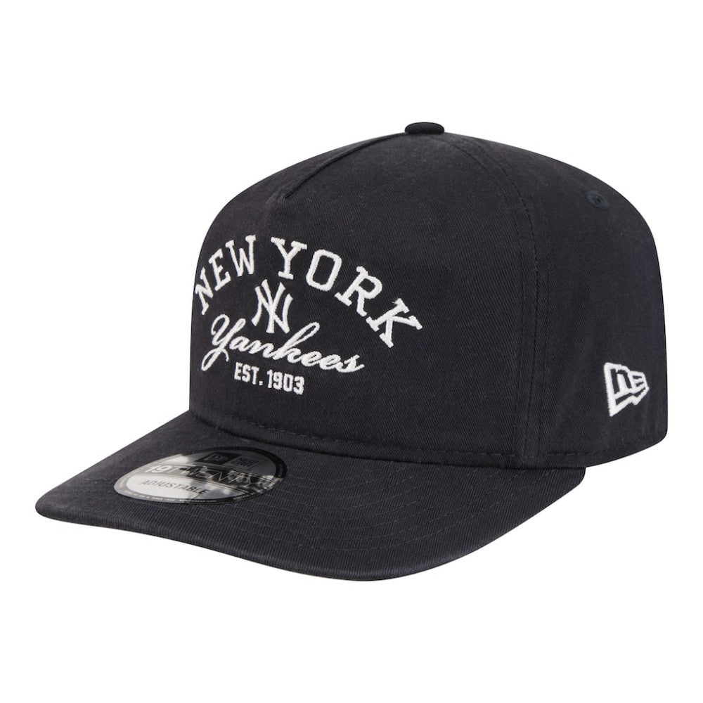 New York Yankees New Era Stacked 19TWENTY Adjustable Hat - MLB