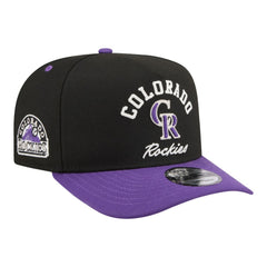 Colorado Rockies New Era Arched A-Frame 9FIFTY Adjustable Hat - MLB