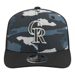Colorado Rockies New Era Tonal Camo 9SEVENTY Stretch-Snap Hat - MLB