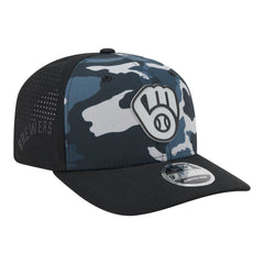 Milwaukee Brewers New Era Tonal Camo 9SEVENTY Stretch-Snap Hat - MLB