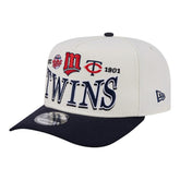 Minnesota Twins New Era Throwback Tri-Hit A-Frame 9FIFTY Adjustable Hat - MLB