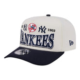 New York Yankees New Era Throwback Tri-Hit A-Frame 9FIFTY Adjustable Hat - MLB