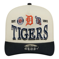 Detroit Tigers New Era Throwback Tri-Hit A-Frame 9FIFTY Adjustable Hat - MLB