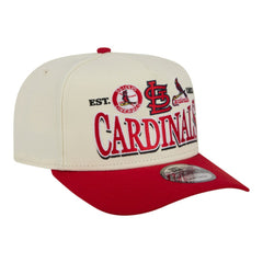 St. Louis Cardinals New Era Throwback Tri-Hit A-Frame 9FIFTY Adjustable Hat - MLB