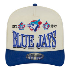 Toronto Blue Jays New Era Throwback Tri-Hit A-Frame 9FIFTY Adjustable Hat - MLB