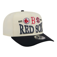 Boston Red Sox New Era Throwback Tri-Hit A-Frame 9FIFTY Adjustable Hat - MLB