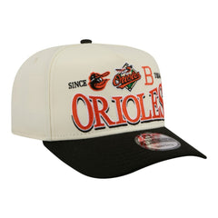 Baltimore Orioles New Era Throwback Tri-Hit A-Frame 9FIFTY Adjustable Hat - MLB