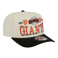 San Francisco Giants New Era Throwback Tri-Hit A-Frame 9FIFTY Adjustable Hat - MLB