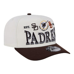 San Diego Padres New Era Throwback Tri-Hit A-Frame 9FIFTY Adjustable Hat - MLB