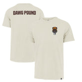 Cleveland Browns '47 Dawg Pound XL Backer Franklin T-Shirt Cream | 47 brand