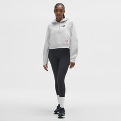 Miami Dolphins lululemon Women's Scuba Oversized Half-Zip Hoodie Heathered Core Ultra Light Grey | NFL
