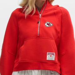 Kansas City Chiefs lululemon Women's Scuba Oversized Half-Zip Hoodie True Red | NFL