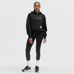 Las Vegas Raiders lululemon Women's Scuba Oversized Half-Zip Hoodie Black | NFL
