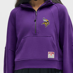 Minnesota Vikings lululemon Women's Scuba Oversized Half-Zip Hoodie College Purple | NFL