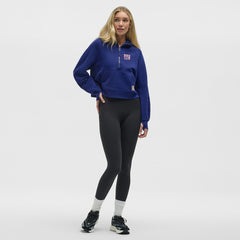 New York Giants lululemon Women's Scuba Oversized Half-Zip Hoodie Larkspur | NFL