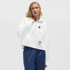 Dallas Cowboys lululemon Women's Scuba Oversized Half-Zip Hoodie White | NFL
