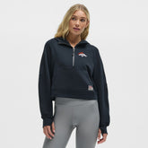 Denver Broncos lululemon Women's Scuba Oversized Half-Zip Hoodie True Navy | NFL