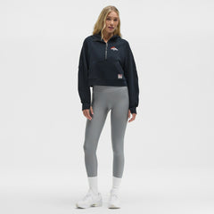 Denver Broncos lululemon Women's Scuba Oversized Half-Zip Hoodie True Navy | NFL