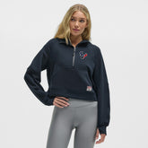 Houston Texans lululemon Women's Scuba Oversized Half-Zip Hoodie True Navy | NFL