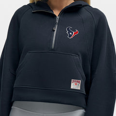 Houston Texans lululemon Women's Scuba Oversized Half-Zip Hoodie True Navy | NFL