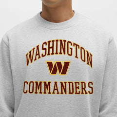 Washington Commanders lululemon Steady State Sweatshirt Heathered Silver Drop | NFL