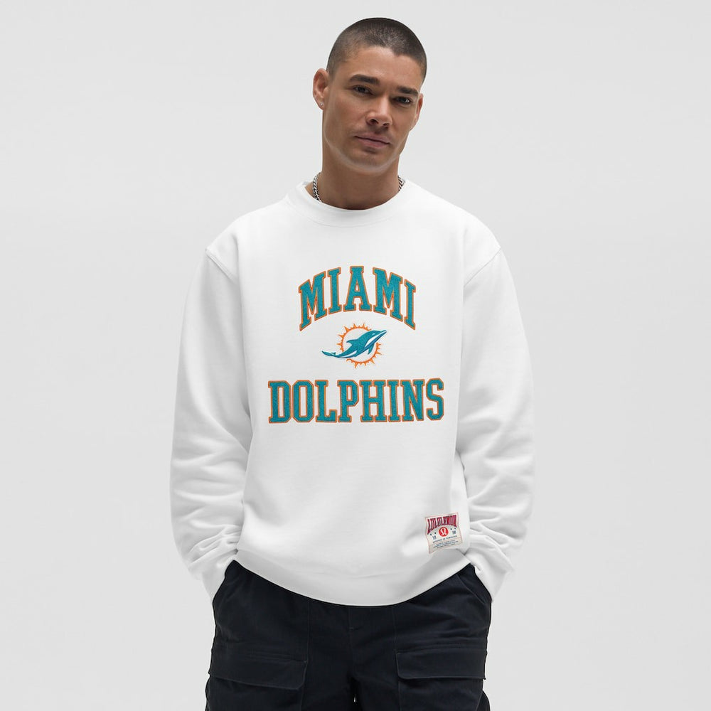Miami Dolphins lululemon Steady State Sweatshirt White | NFL