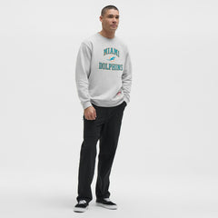 Miami Dolphins lululemon Steady State Sweatshirt Heathered Silver Drop | NFL