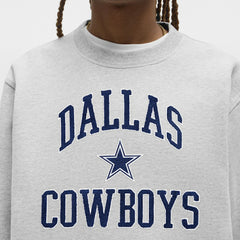 Dallas Cowboys lululemon Steady State Sweatshirt Heathered Silver Drop | NFL