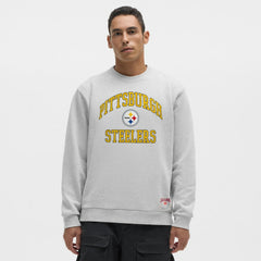 Pittsburgh Steelers lululemon Steady State Sweatshirt Heathered Silver Drop | NFL