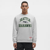 Seattle Seahawks lululemon Steady State Sweatshirt Heathered Silver Drop | NFL