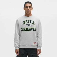 Seattle Seahawks lululemon Steady State Sweatshirt Heathered Silver Drop | NFL