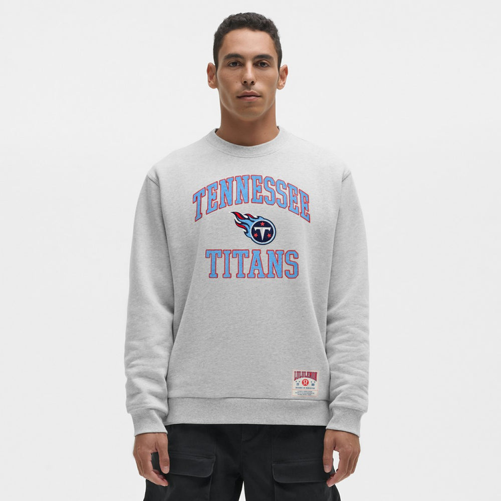 Tennessee Titans lululemon Steady State Sweatshirt Heathered Silver Drop | NFL