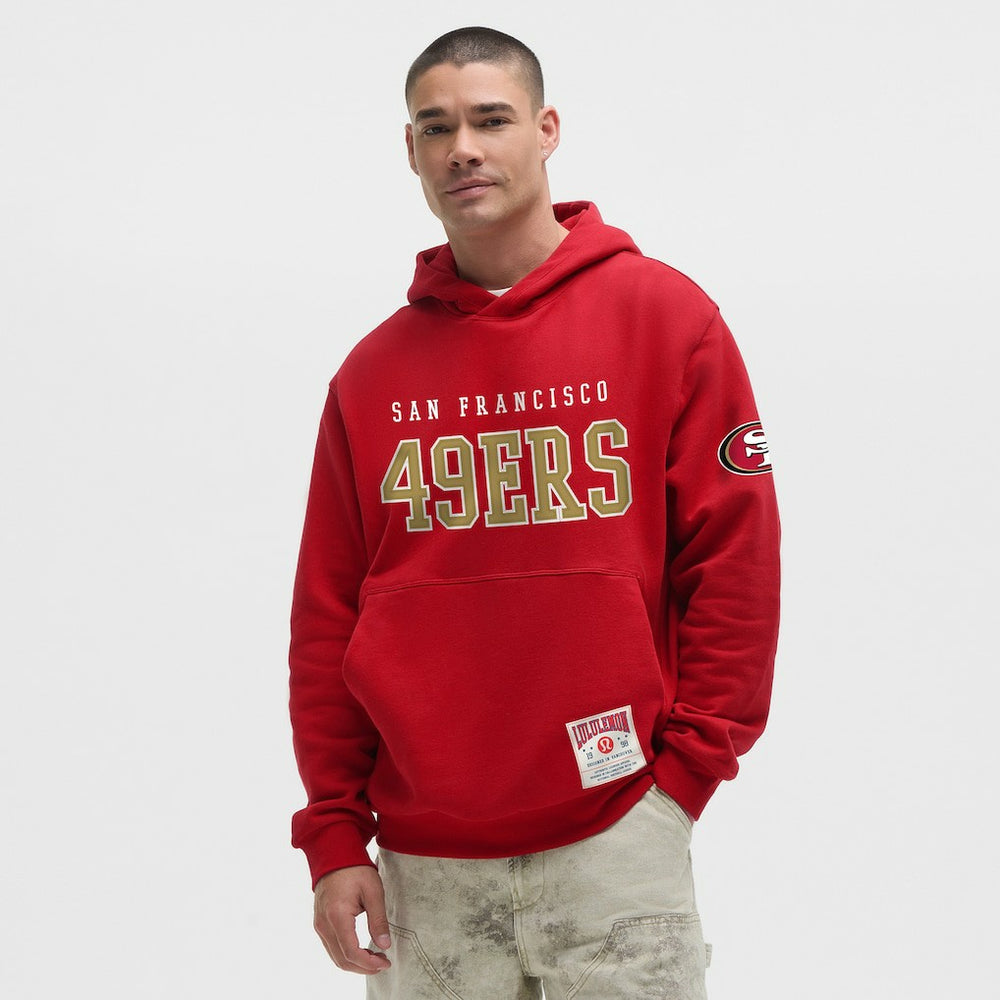 San Francisco 49ers lululemon Steady State Pullover Hoodie College Crimson | NFL