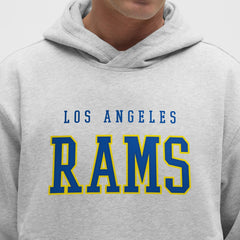 Los Angeles Rams lululemon Steady State Pullover Hoodie Heathered Silver Drop | NFL