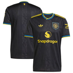 Manchester United 2025/26 Third Replica Jersey Black | Adidas Sale