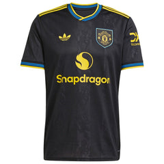 Manchester United 2025/26 Third Replica Jersey Black | Adidas Sale